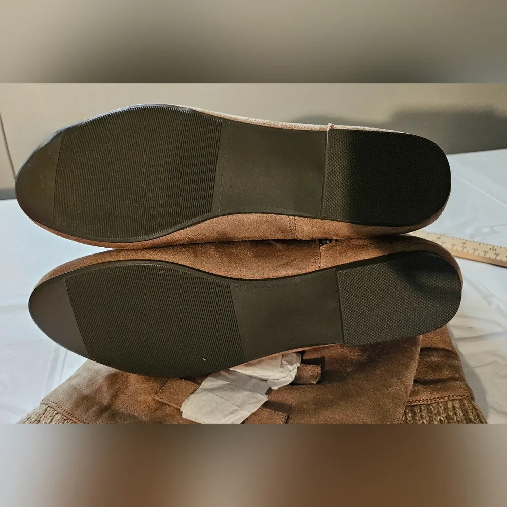 Shoe Dazzle Tan Heeled Boots NWOT SIZE 11 WC - Picture 11 of 13